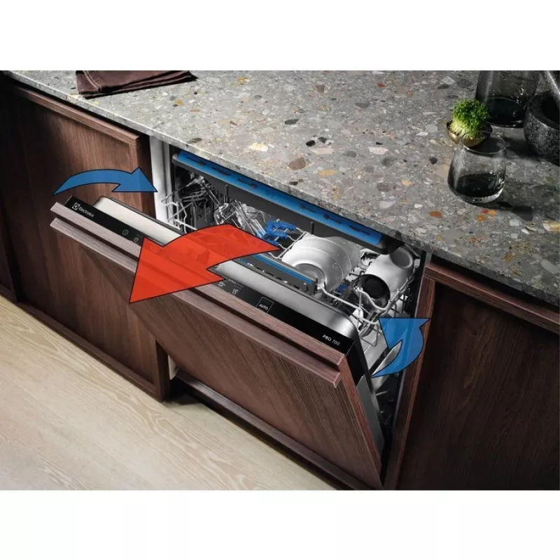 Lavavajillas integrable Electrolux EEM43201L, esbelto 45 cm, 10 cubiertos, 46 dB, Inverter