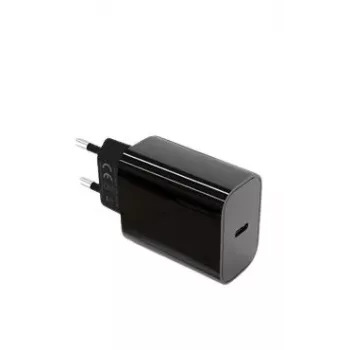 Cargador de pared USB C 20W Power Delivery negro