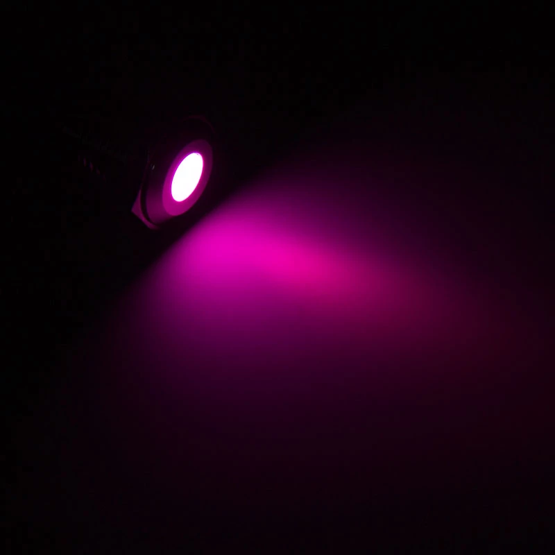 Interruptor mecánico con retroiluminación LED morada Lamptron LAMP-SW2005-H