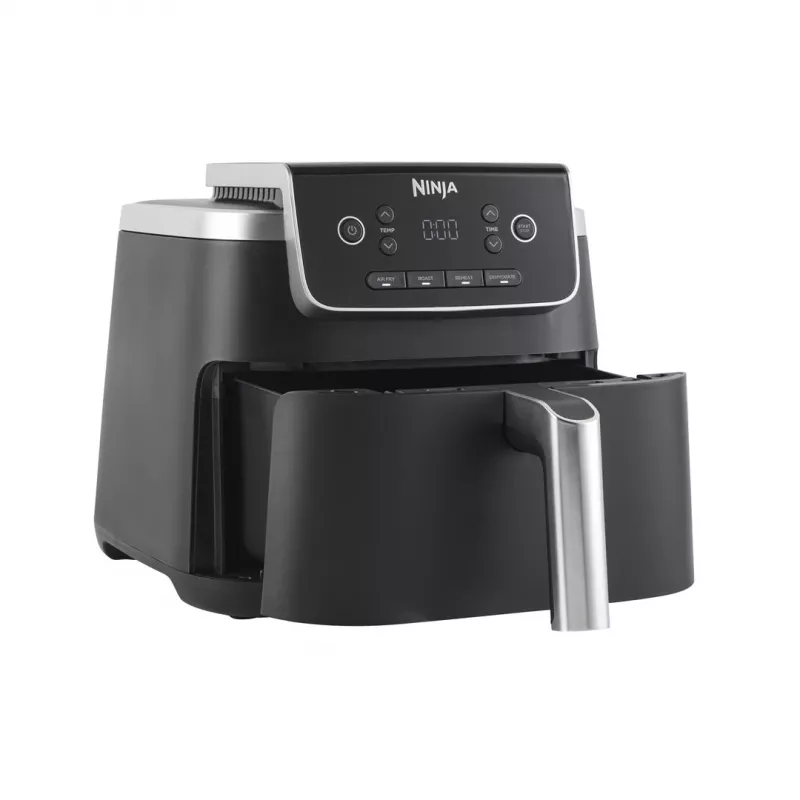 Freidora de aire Ninja AF140EU Single 4,7 L 1750 W negra, 4 programas, LCD, placa crujiente