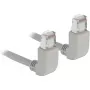 Cable de red DeLOCK 83513 RJ-45 Cat6a 0,5 m gris