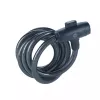 Cerradura para bicicleta de acero de 12 mm con llave - YCK0/12/200/2 negro