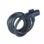 Cerradura para bicicleta de acero de 12 mm con llave - YCK0/12/200/2 negro