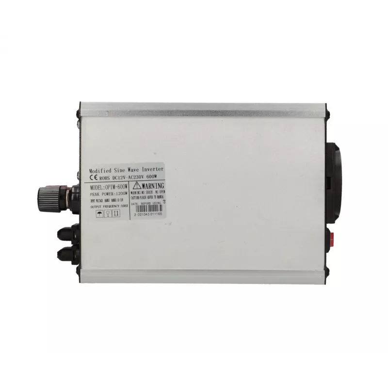 Convertidor de tensión Extralink OPIM-600W, coche 12V, 600W onda sinusoidal modificada