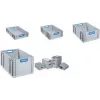 Caja de almacenamiento allit ProfiPlus 456760, gris, 40 x 60 x 12 cm