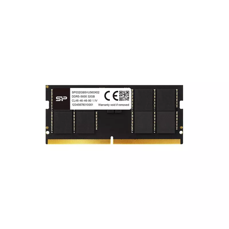 Memoria RAM para portátil SODIMM DDR5 16 GB 5600 MHz Silicon Power (262-Pin, CL46, 1,1 V)