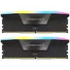 DIMM 64 GB DDR5-5600 (2x 32 GB) Kit dual, Memoria RAM negra, CMH64GX5M2B5600C40, Vengeance RGB, INTEL XMP