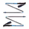Bastón de trekking Black Diamond Distance Carbon Z-Pole, caña de carbono, plegable plegado en Z, 296 g, 44–130 cm