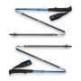 Bastón de trekking Black Diamond Distance Carbon Z-Pole, caña de carbono, plegable plegado en Z, 296 g, 44–130 cm