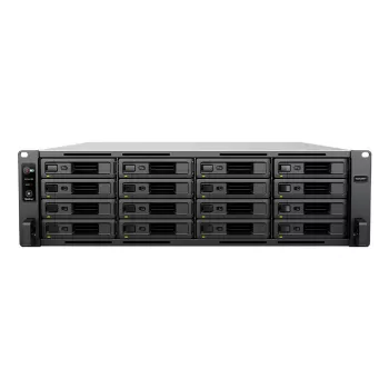Servidor NAS en rack Synology RS2825RP+ 16 bahías (3U) V1780B 3,35 GHz, 8 GB DDR4, compatibilidad HDD/SSD, gris