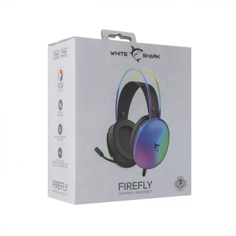 Auriculares White Shark GH-2342 Firefly negro