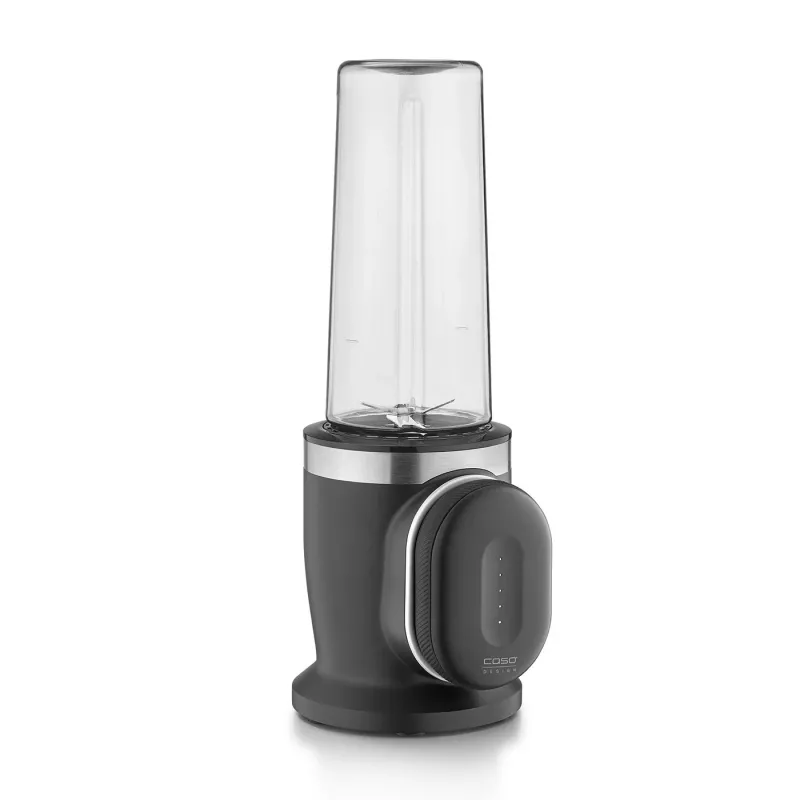Caso Batidora con batería | Click & Blend | Aparato de sobremesa | 240 W | Material de jarra Tritan | Volumen de jarra 0,5 L | Acero inoxidable/negro mate