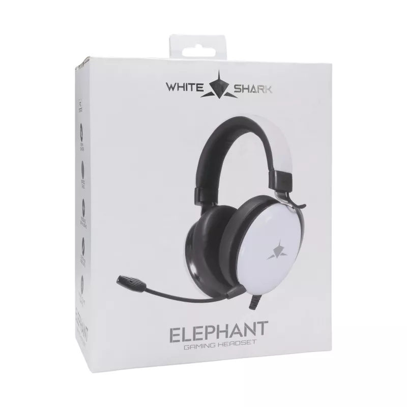 Auriculares White Shark GH-2540 Elephant blanco