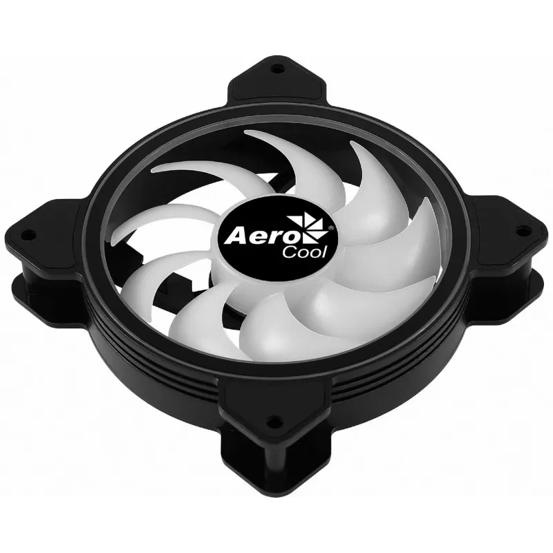 Ventilador de carcasa AEROCOOL Saturn 12F ARGB de 120 mm, 120x25 mm, 12 V, PWM, 1000 rpm, 35,8 CFM, 19,6 dB