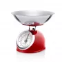Báscula de cocina mecánica ETA ETA577790030 — capacidad 5 kg, precisión 25 g, superficie de acero inoxidable, carcasa blanca