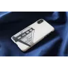 Funda para móvil man and wood para iPhone X/XS, diseño Handbrücken, negra