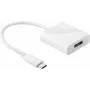 Adaptador USB-C™ a DisplayPort Wentronic Goobay, blanco - para conectar dispositivos USB-C™ y DisplayPort (66257)
