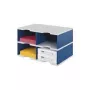 Caja de archivo de documentos styrodoc duo de poliestireno Azul - Gris (268-0222.38)