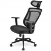Silla de oficina Sharkoon OfficePal C10 – negra, diseño ergonómico, altura ajustable