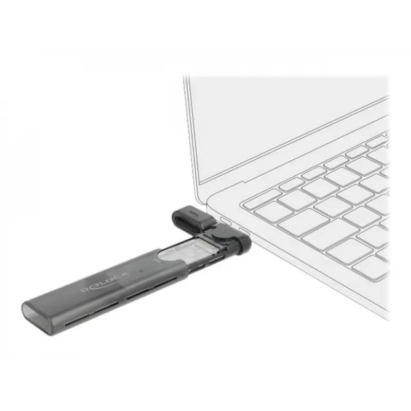 Carcasa SSD DeLOCK 42635 Negro M.2