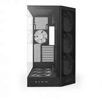 Caja para PC NZXT H9 Flow RGB+ Midi-Tower Negro