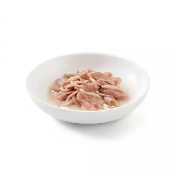 SCHESIR en agua de cocción Atún con espadín - Comida húmeda para gatos - 85 g
