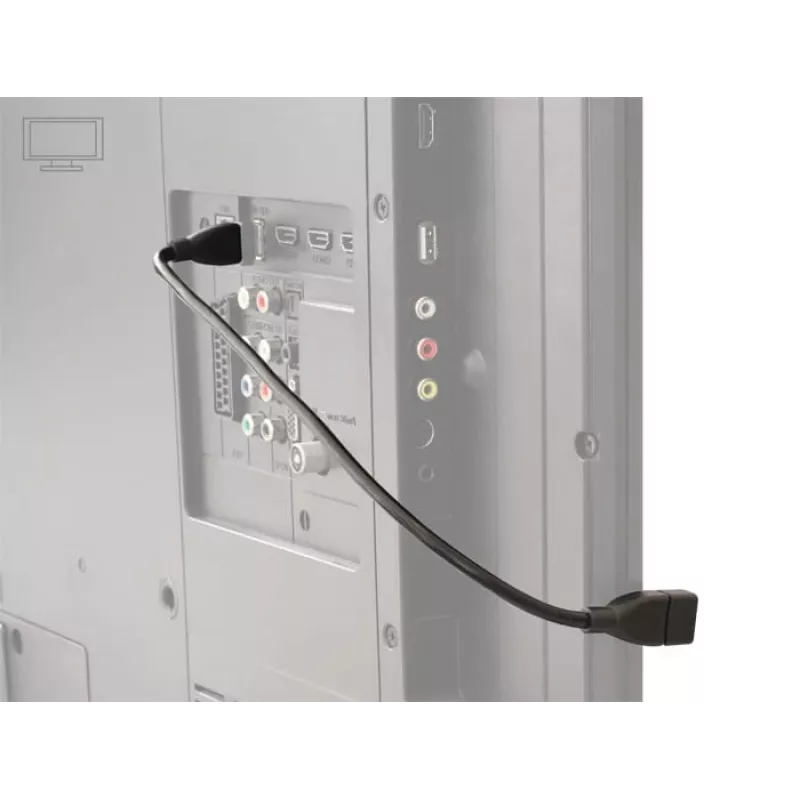 Cable USB DeLOCK 35cm USB 2.0 83498 negro