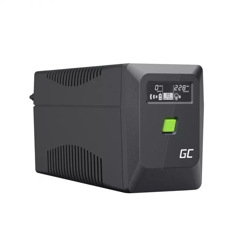 Green Cell SAI (sistema de alimentación ininterrumpida) Line-Interactive 0,85 kVA 480 W 2 salidas AC
