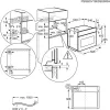 Horno integrable Electrolux EVL6E49X, compacto 45 cm, Metal, Negro, CombiQui