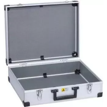 Maletín de herramientas allit AluPlus Basic L 44 424200 — tamaño 445×355 mm, marco de aluminio, maletín de transporte de carcasa rígida