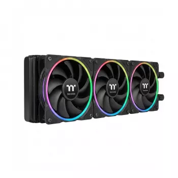 Ventilador de carcasa 120mm Thermaltake TS140 EX RGB pack de 3, PWM, negro