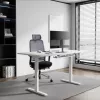 Mesa regulable en altura Up Up Bjorn Blanco, tablero L Blanco