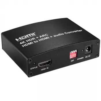 Extractor de audio HDMI, HDMI a HDMI+audio, 4K 60Hz