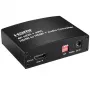 Extractor de audio HDMI, HDMI a HDMI+audio, 4K 60Hz