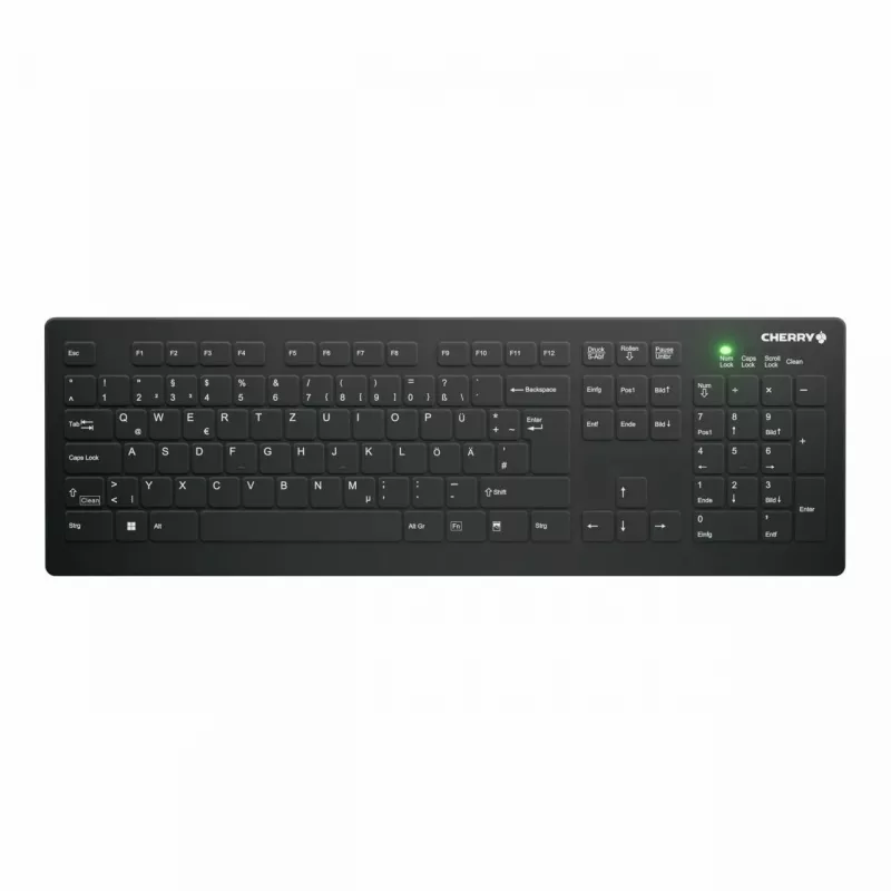 Contour Design Active Key Contour QuickClean Teclado médico IP68 Full-Size Inalámbrico Negro DE C8112