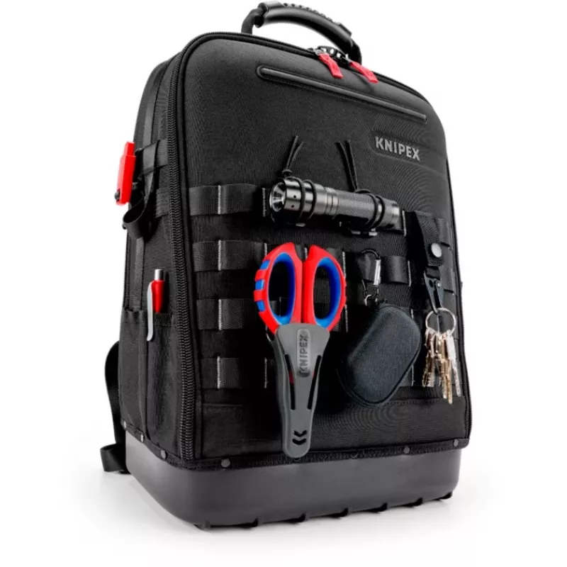 Bolsa de herramientas Knipex X18 37 bolsillos negro rojo tela plástico