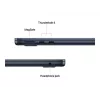 Apple MacBook Air 13 (2025), 24 GB, 512 GB, M4 (10-CPU/10-GPU), Midnight, fuente de alimentación dual USB-C de 35W, alemán, MC6C4D/A