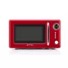 Microondas de encimera ETA Storio Rojo Solo – 20 L, 700 W, 5 niveles de potencia, plato giratorio de 245 mm