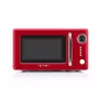 Microondas de encimera ETA Storio Rojo Solo – 20 L, 700 W, 5 niveles de potencia, plato giratorio de 245 mm