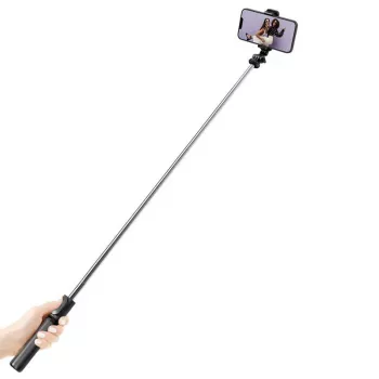 SelfieGo palo selfie compacto con trípode Bluetooth (20-101 cm) Crong CRGSGL1B