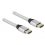 Cable HDMI DeLOCK Ultra High Speed 48 Gbit/s 8K 60 Hz Plata 1 m