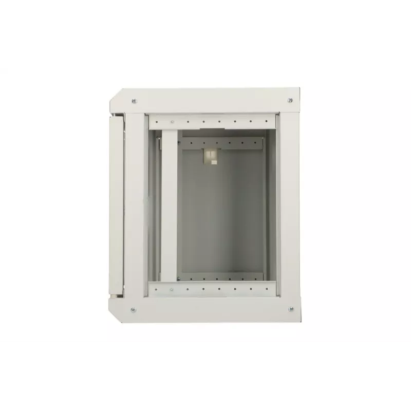 Armario de pared Extralink caja rack 6U 10 pulgadas gris cerradura con llave gestión de cables