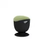 Taburete ergonómico de equilibrio Up Up Seul negro, D42 tejido verde