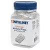Intellinet 502375 Conector de cable RJ-45 transparente