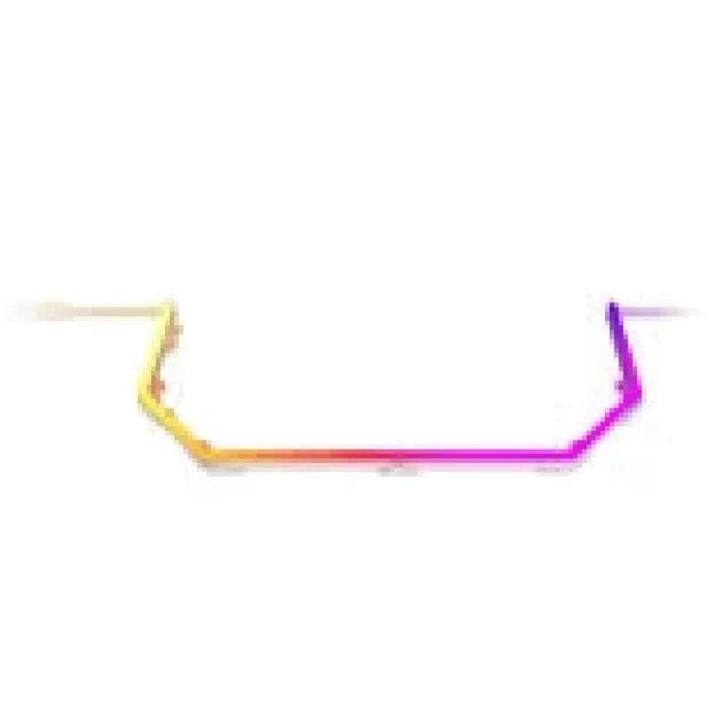 Tira LED HYTE Noodle LN70 ARGB blanca — tira de iluminación ARGB direccionable para carcasas de PC e iluminación ambiental