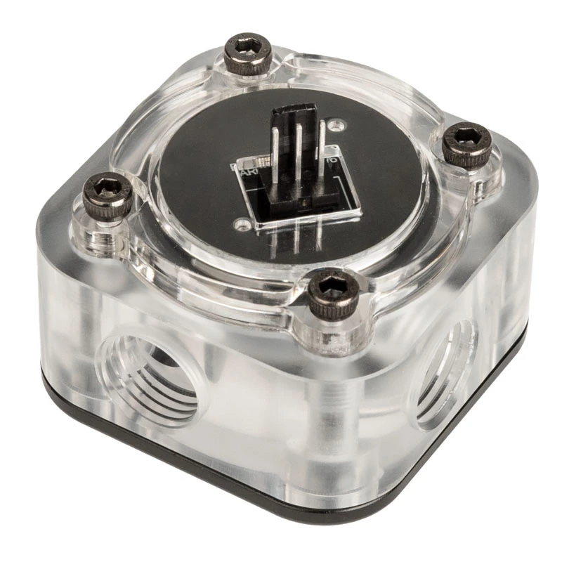 Medidor de caudal Barrow SLFV2-RGB B – Sensor de caudal ARGB, negro