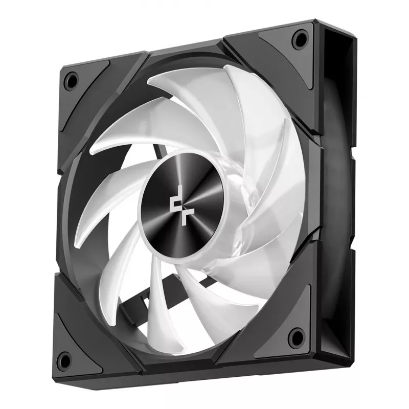 Caja de PC DeepCool CG580 4F semitorre — ATX/ITX/MicroATX, cristal templado, 3×120mm+1×120mm ventiladores, 2×3,5
