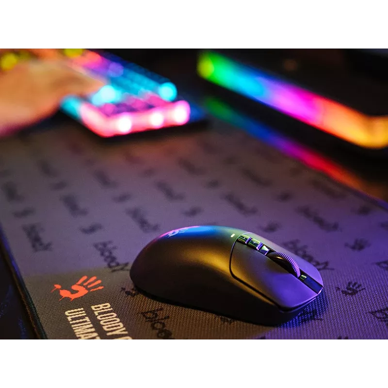 A4TECH BLOODY ratón R72 ULTRA WRLS 2.4G+USB negro