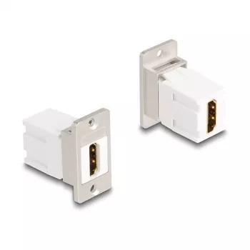 Módulo Keystone DeLOCK 67166 HDMI plano plata blanco