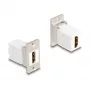 Módulo Keystone DeLOCK 67166 HDMI plano plata blanco